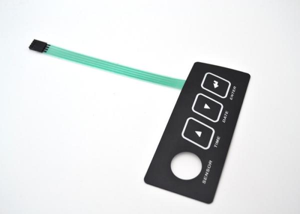 Cheap Professional Three Buttons Tactile Membrane Switch / Custom Membrane Keyboard for sale