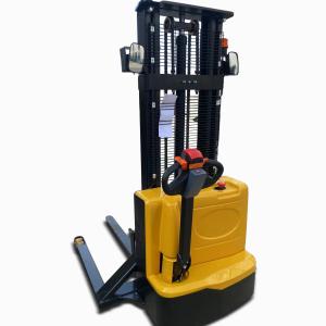 Best 1.5 Ton 1500kg  2m 3m 4m Walkie electric stacker pedestrian Electric Pallet Stacker Widen fixed leg wholesale