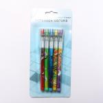Easter Plastic with blister card packing , plastic multi-head bullet push pencil