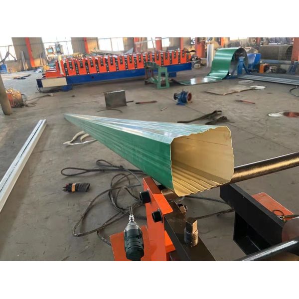 Cold Metal Shaping 0.3mm Downspout Roll Forming Machine