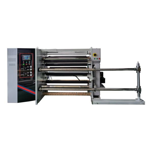 HJ-C2000-III Slitting Rewinder With PLC Components For 600mm Diameter & 450m/Min Speed