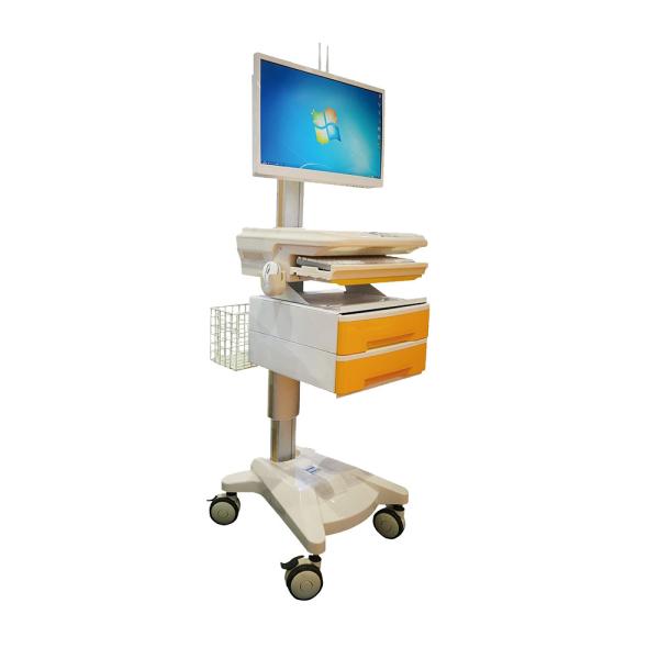 Cheap Integrated Computer Workstation Trolley With Working Table for sale