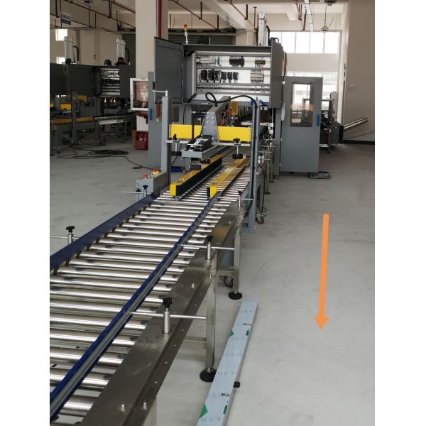 Safety Protection Automatic Case Packer Machine With Suction Cups Gripper