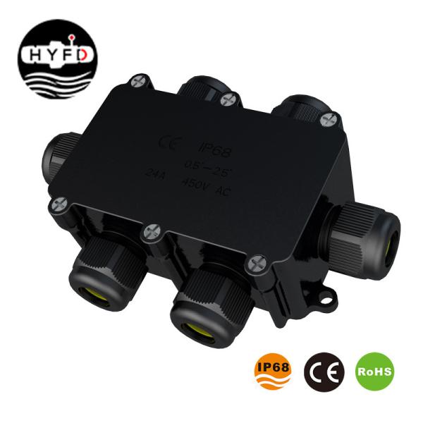 Cheap 20A IP68 Underground Waterproof Electrical Junction Box  6 Holes for sale