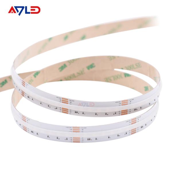 Cheap COB LED Strip Lights 24V Waterproof IP67 Silicone Tube Continuous CCT RGB LED Strip for sale