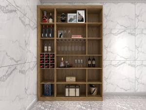 Best Wine Cabinets For Home Used Of MDF Board In Wall Storage Units With Glass Shelves And built in wine rack in cabinets wholesale