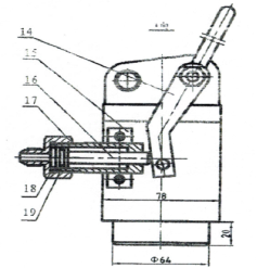 Fm200 Fire Suppression System Fire Extinguisher Accessories RC 1/2'' Selected Valve 46mm