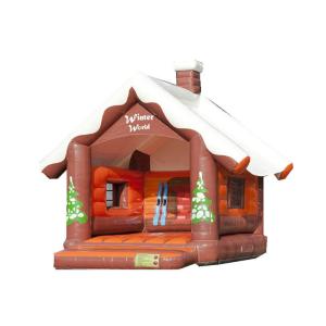 Best Christmas Inflatable Bouncy Castle , Outdoor Games Blow Up Jump House 5.2 * 4 * 4.5m wholesale