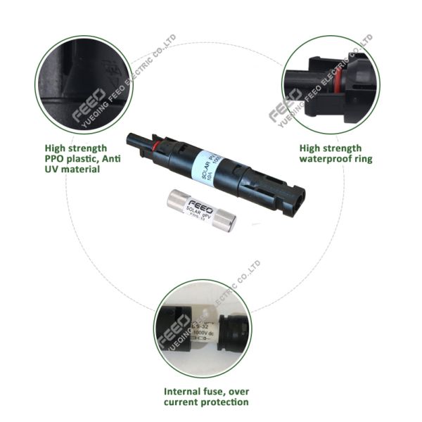 Anti Ultraviolet CE 10*38mm Solar Cable Connector