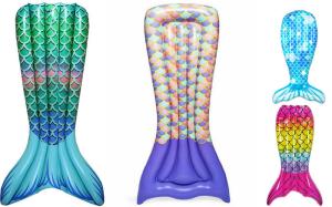 China Super Durable Inflatable Mermaid Tail , Mermaid Inflatable Pool Floats Convenient on sale