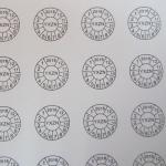 Customized Print Destructible brittle Paper Warranty Label/Sticker/Seal