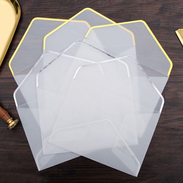 Translucent Cellophane Envelope Gift Card Envelope Various Materials