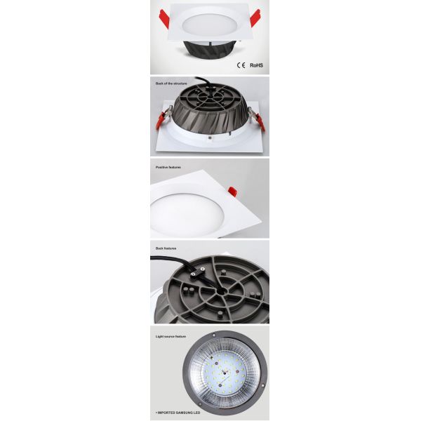 good quality smd downlight with even and soft light good for eye
