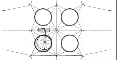 HDPE Circular Fish Cage 10m-50m Diameter 200mm-400mm Pipe