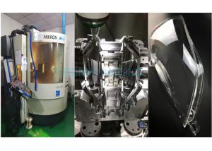 Durable Automotive Plastic  Mould , 5 Axis Machined Auto Head Lamp / Auto Lens