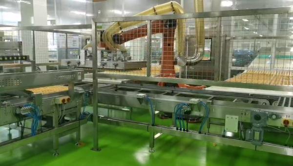 Cheap Robot Depanner Continuous Hygiene Automatic Bread Production Line for sale