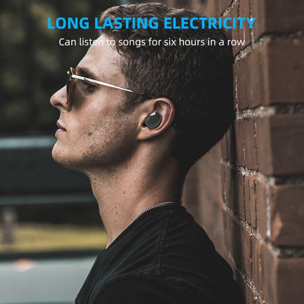 Noise Cancelling TWS Wireless Bluetooth Earbuds Waterproof T15 With Charging Case