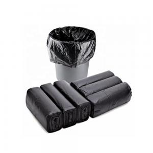 Best Large Black HDPE LDPE Plastic Packing Bin Pouch Trash Garbage Bags for Cosmetic Packaging wholesale