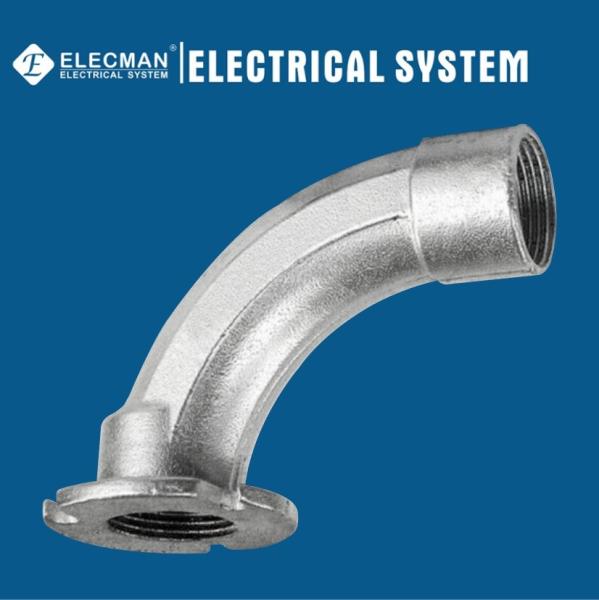 Cheap 90 Degree IMC Rigid Conduit Fittings Concrete Slab Insert Malleable Iron for sale