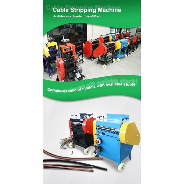 Small Cable Automatic Computer Wire Cutting Stripping Machine with Stripping Function