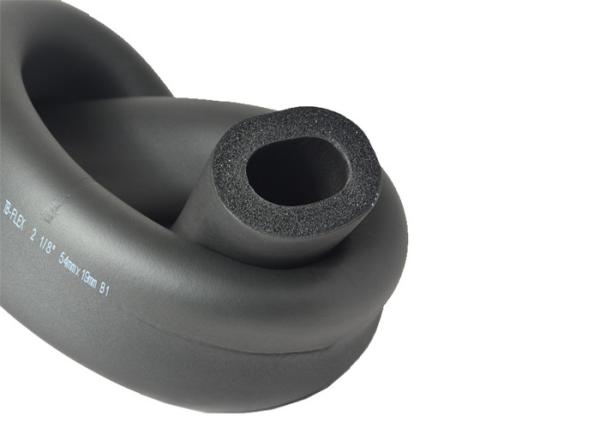 Cheap 54mm 2-1/8" Air Conditioner Pipe Insulation Rubber Pipe Lagging 13mm Wall Thickness for sale
