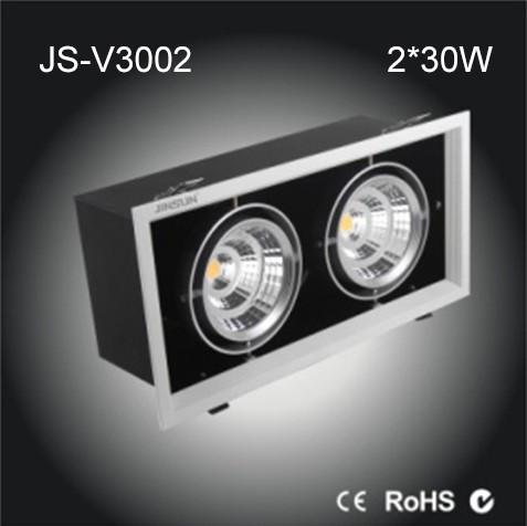 Cheap 2016 2*30W Epistar COB LED box lamp citizen chip high lumen led spot light dimmable led for sale