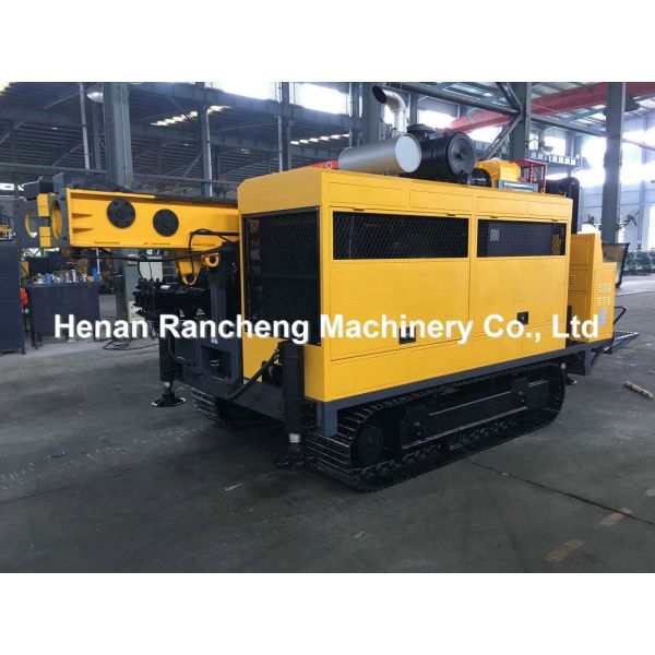 680m - 1500m Depth Core Drilling Rig 195HP Diesel Engine Crawler Mounted Drill Machine