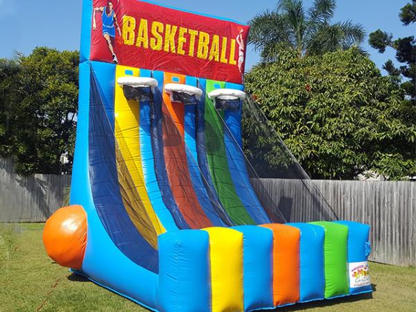 Cheap 0.55 PVC Tarpaulin Inflatable Interactive Games Giant Inflatable Basketball Hoop for sale