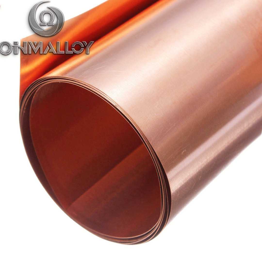 JIS C1100 Pure Copper Foil Annealing State 0.03 X 150mm For Metal Air Filters