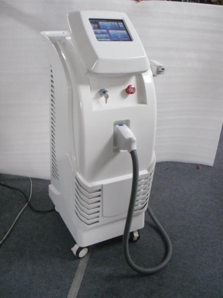 Cheap 808 Nm Diode Laser Back / Body Hair Removal Machine 10 - 1400ms Pulse Width for sale