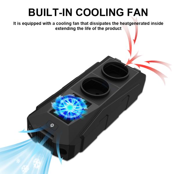 Compact Size 300W 12V DC to AC Car Power Inverter with Modified Sine Wave USB and Over-heat Protection