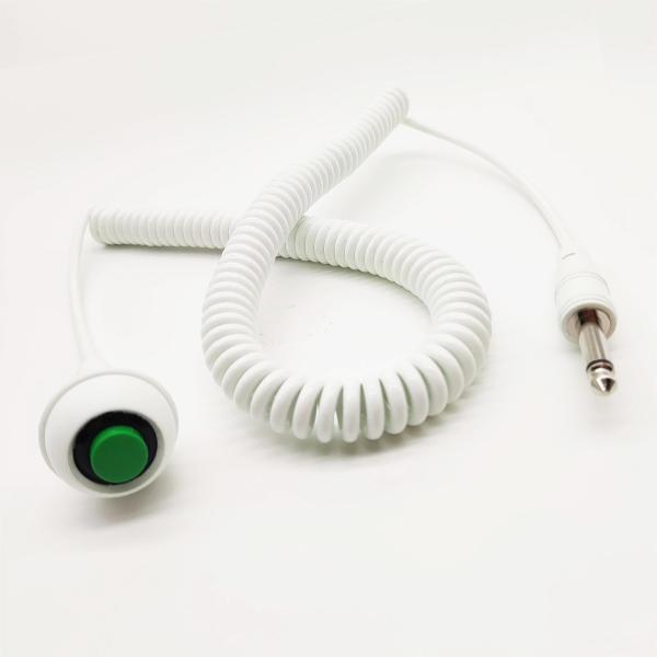 Cheap Flexible Coiling Cables Pushbutton To 6.35 Plug Spira Custom Spring Wire for sale