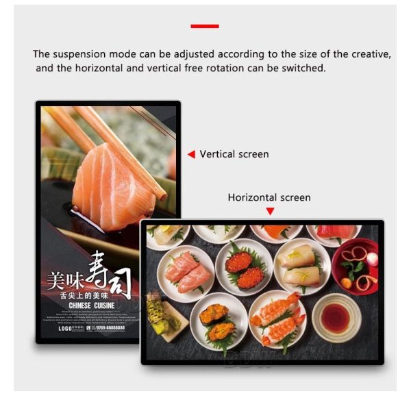 Indoor Wall Mounted Digital Signage With Locking System Shock Resistant