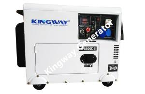 China Water Cooled 3phase 50hz 1500rpm Silent Diesel Portable Generator Set 8KVA 12Hp on sale