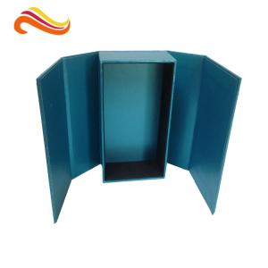 Best Fashionable Magnetic Mobile Boxes , Foil Blue Gift Electronics Packaging wholesale