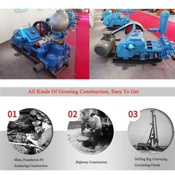 BW250 Electric And Diesel And Hydraulic Motor Drilling Mud Pump