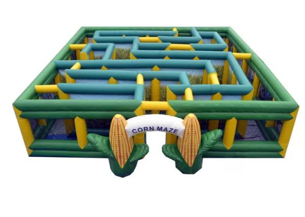 Cheap Large Blow Up Maze 30' X 30' Comes With Inflation Blower Digital Printing for sale