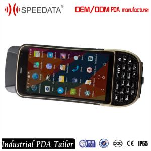 China Mobile Handheld UHF RFID Reader , Computer Rugged Portable Rfid Reader Phone 1M Range on sale