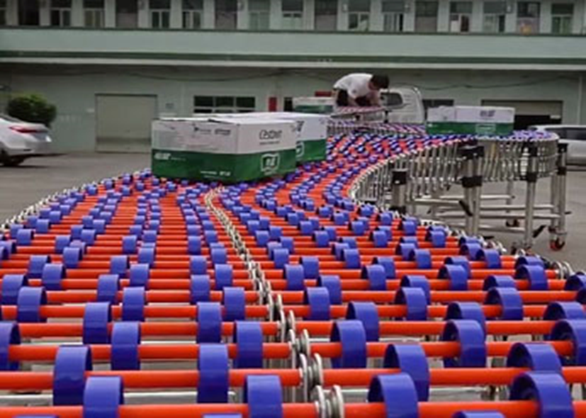 Unpowered Flexible Roller Conveyor Skate Wheel Conveyor for Conveyor System