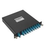 Black Plug And Play 8 Channel Mux Demux Cwdm LGX Box Low Insertion Loss