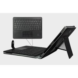 Folding leather Ipad3 Bluetooth Keyboard Case + wireless ABS keyboards + Solar