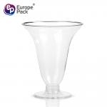 Party supplies new design transparent 90ml plastic wine cup for wedding