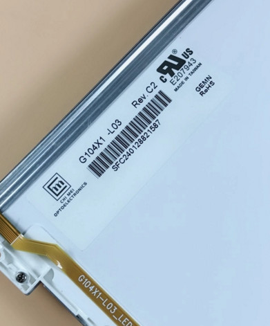 10.4 Inch High Brightness LCD Panel G104X1-L03 350 cd/m2 Luminance