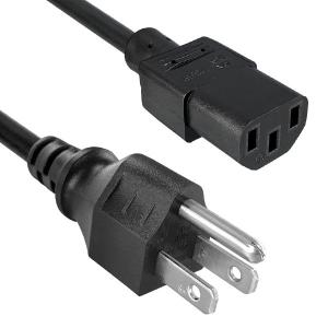 China IEC US Power Cords Waterproof 250V 3 Pin Computer Ac Power Cable on sale