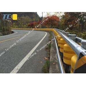 Durable Highway Metal Guardrails Q235 Hot Dip Galvanizing Metal Material