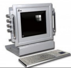 Waterproof Ruggedized Keyboard , Metal Computer Keyboard With Stand Alone Design