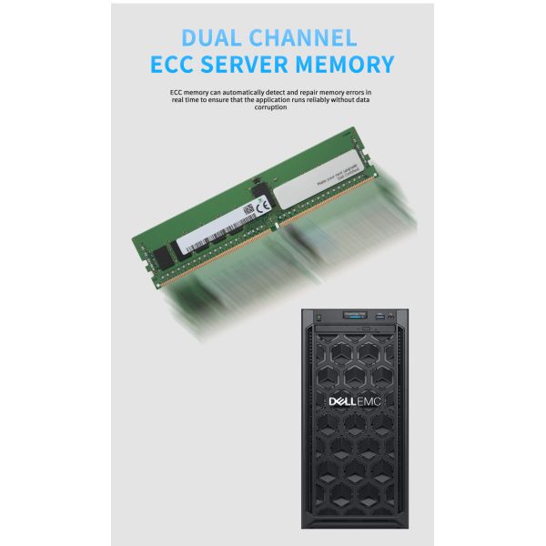 Dell PowerEdge T40 Server 2224G 8GECC 1T DVDRW tower server