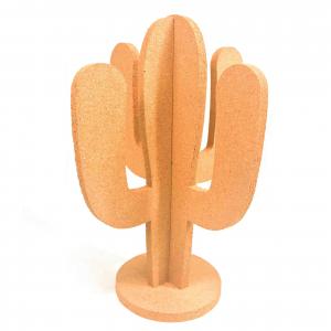 China H22cm Diy Personalised Cork Notice Board Pin Handicrafts Cactus Shape on sale