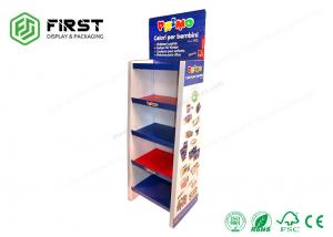 China OEM Customized Printing Promotional Recycling Paper Floor Cardboard Display Stand on sale