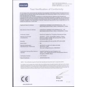 Shining Electronic CO., LTD Certifications
